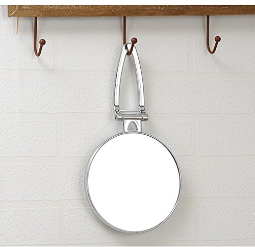 Magnifying Makeup Mirror / on Wall, Dressing Table, & Portable (Portable Handle Mirror)