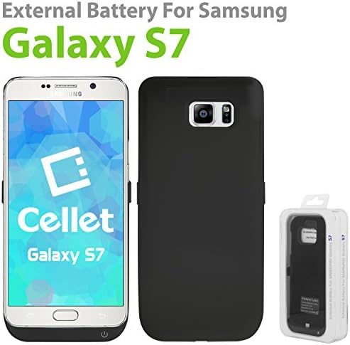 SLectionAccess Slim Battery Case for Samsung Galaxy S7 - Black