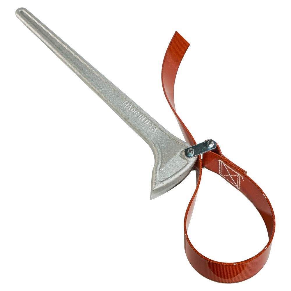 Grip-It Strap Wrenches, Silver/Red, 18-Inch Klein Tools S-18H