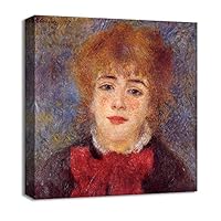 Canvas Wall Art Vase of Flowers by Pierre-Auguste Renoir Canvas Prints Home Artwork Decoration for Living Room,Bedroom - 12x12 inches