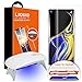 Galaxy Note 9 Screen Protector Tempered Glass, Olesit [Liquid Dispersion Tech] 2.5D Round Edge Tempered Glass Screen Protector with UV Light for Samsung Galaxy Note 9
