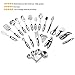 Utensils Set - 26-Piece Complete Stainless Steel Cooking Kitchen Tools Set, Cookware Set, Kitchen Gadgets - Utensilios de Cocinas