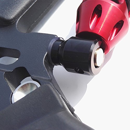 MILAEM Archery Quick Detach Removeable Compound Recurve Bow Stabilizer Joint Quick Disconnect Mounting Bracket Outdoor Shooting Hunting(Black)