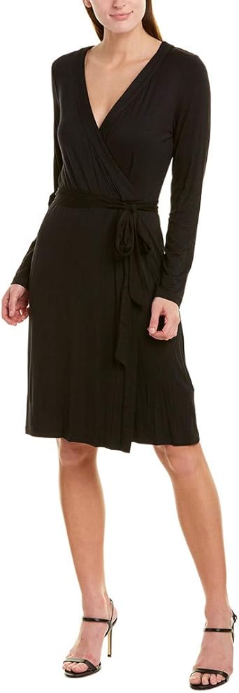 adrianna papell faux wrap dress