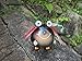 Metal Garden Art Decoration, Steel Ladybird Figurine with Solar Powered Animal Lights for Garden Patio and Lawn Decor and Yard Ornaments