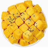 Freeze-Dried Passion Fruit Chunks 16oz/1 Pound Bulk Bag - Unsweetened Crunchy Tropical Snack for Baking & Desserts, Yogurt/Smoothie Topping, Camping & Tea Time