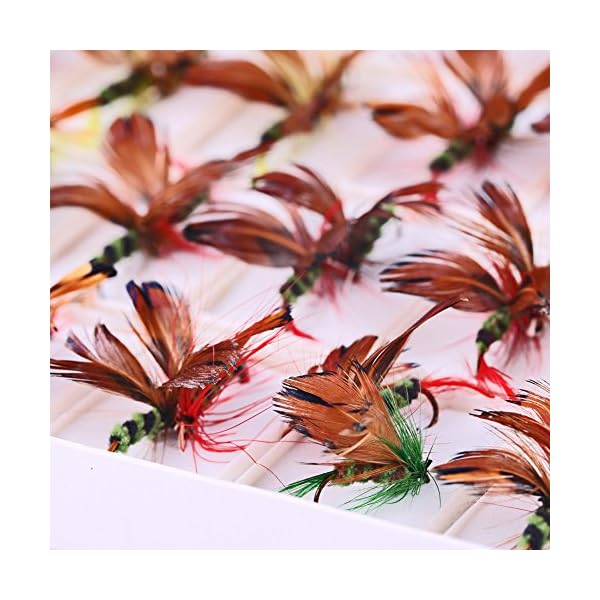 Sougayilang-Colorful-Assortment-Dry-Fly-Fishing-Flies