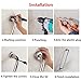 Bathroom Grab Bar 12-inch Stainless Steel Bathtub Arm Safe-Grip Bar Elderly, Injury, Non Skid,Senior Assist Bath Handle by Ksmxos