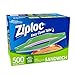 Ziploc Easy Open Tabs Sandwich Bags 125 Count (Pack of 4)