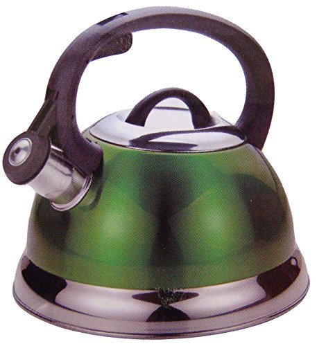 Kitchenworks 2.5 Qt Whistling Tea Kettle in Green Kitchenworks 2.5 Qt Whistling Tea Kettle in Green