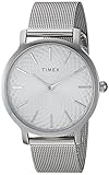 Timex Women's TW2R36200 Metropolitan 34mm Silver-Tone Stainless Steel Mesh Bracelet Watch