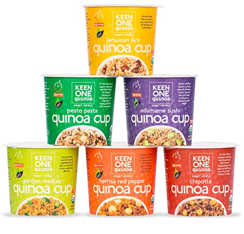 Keen One Quinoa Variety Pack - Try All Six Flavors of Our Healthy and Delicious Royal Organic Quinoa {Pack of 6 Cups}