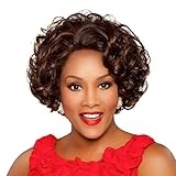 Vivica A. Fox JADORE-V New Futura Fiber, Deep Lace Front Wig in Color 1B