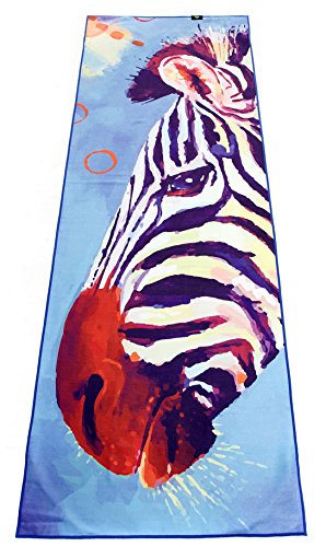 image for Heathyoga Hot Yoga Towel, Limited Animal Collection, 100% Microfiber Y