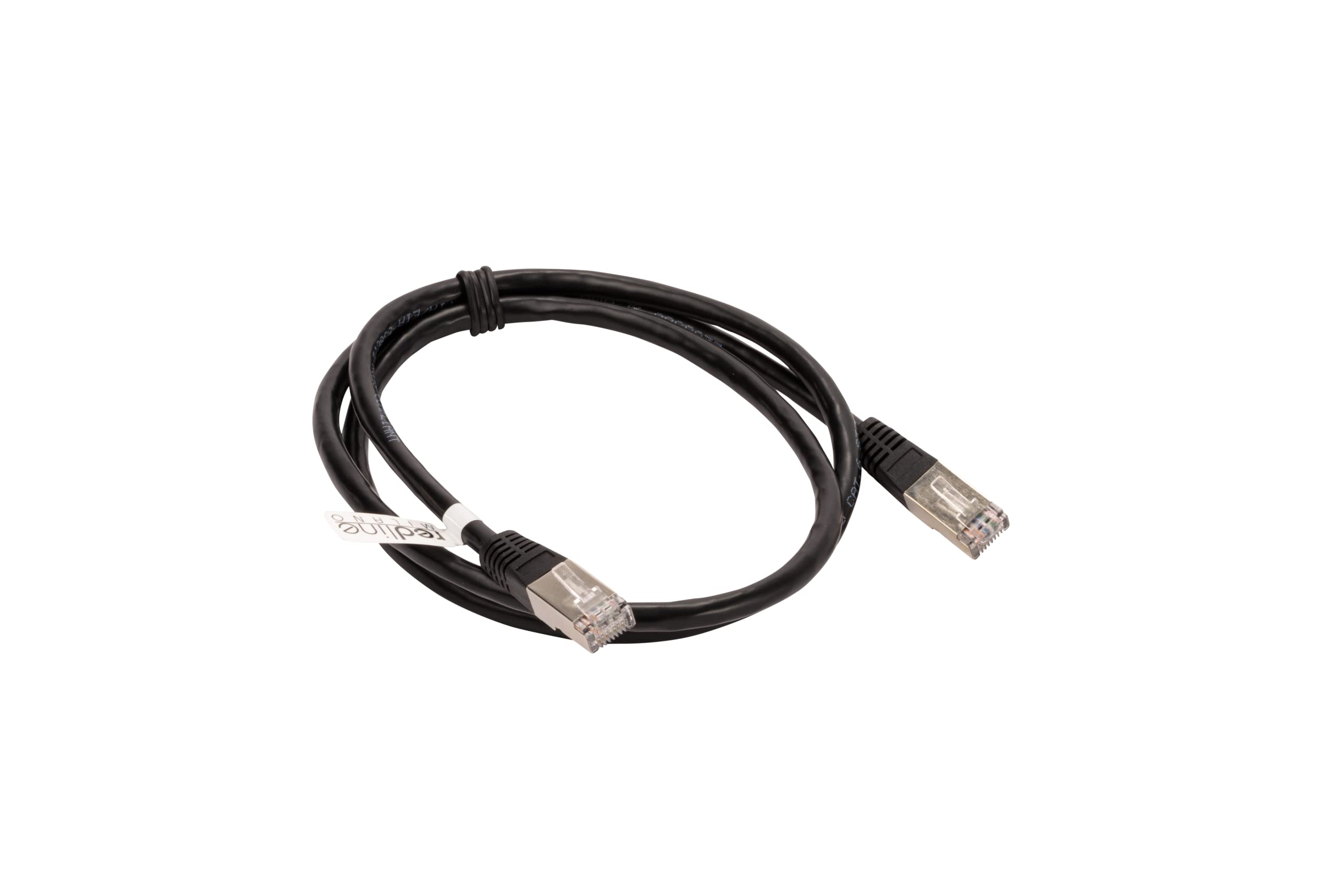 RLINE Cat6 FTP Ethernet Patch Cable with RJ45 Connectors, 1 m