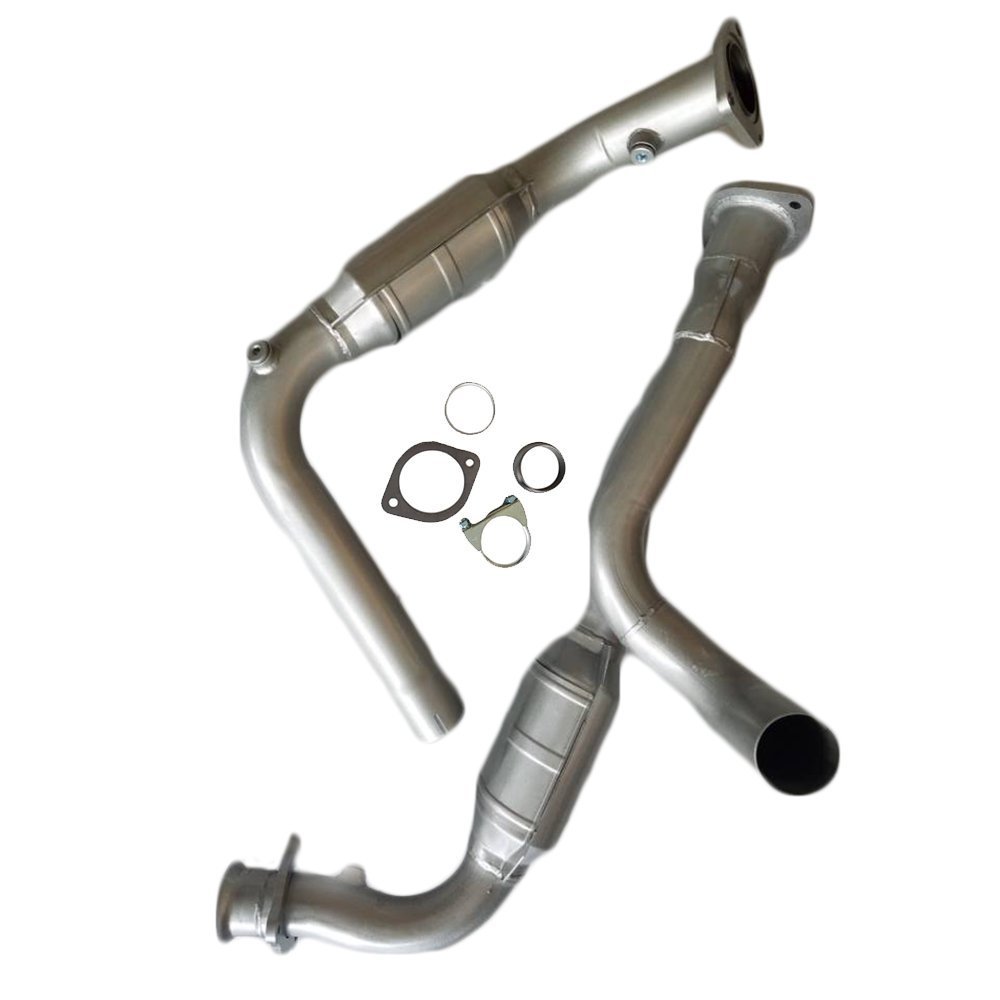 10530231 Front Catalytic Converter Exhaust Manifold for Chevy 99-07 GMC Yukon Silverado 1500 2500 Truck Manifold Converters (Only fits 2.5L vehicles)