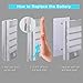 Motion Sensor Lights, LBell Stick Anywhere Battery Powered LED Wall Sconce for Walkway Hallway Stairs Kitchen Bathroom Bedroom