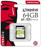 Kingston 64GB Canvas Select Class 10 UHS-I MicroSD Card 80MBs Black view 4