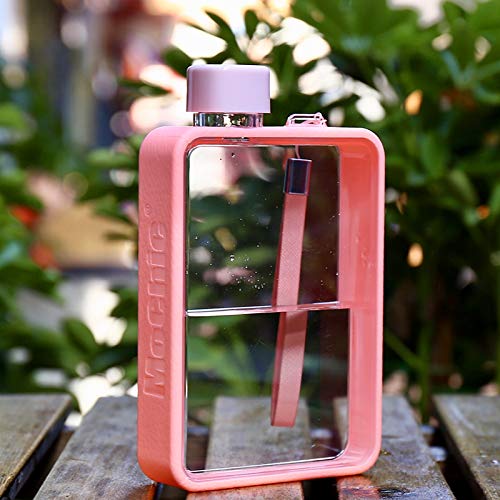 Mochic A5 Water Bottle Canteen Flask Flat Portable Travel Mug Handbag