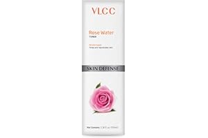 VLCC Rose Water Toner - Hydrating and Soothing Face Toner - Refreshing and Nourishing Skin Care with Rose Oil and Aloe Vera -