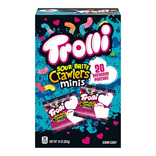 TROLLI SOUR BRITE CRAWLERS MINIS VALENTINE’S DAY, FRIENDSHIP...