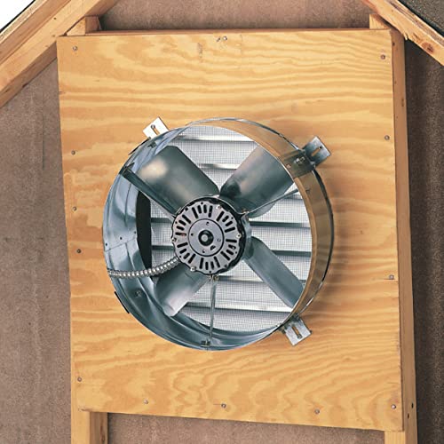 Cool Attic CX1500 Gable Mount Power Attic Ventilator with 2.6Amp 60Hz