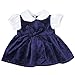 Shero 12 - 16 Inches Doll's Clothes Velvet Dress Fits American Girl Doll and other Dolls (PURPLE)