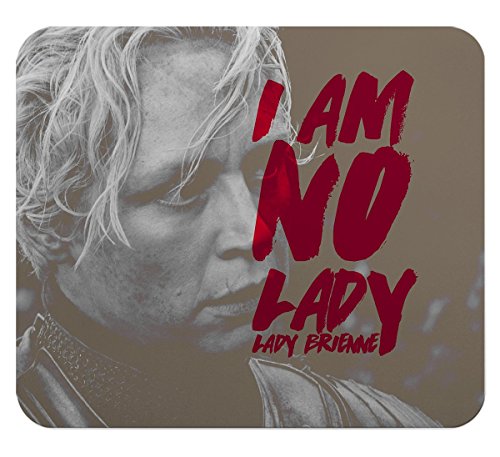 Mouse pad im no lady brienne of tarth game of thrones - Rectangle Flexible Non-slip thick neoprene Mouse Mat 1 Piece - By Loud Universe