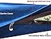 Dogbed4less XXL Orthopedic Extreme Comfort Memory Foam Dog Beds for Large Dog, Internal Waterproof Lining and External Machine Washable Denim Cover, 55X37 Pillow, Blue