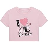 GUESS Girls Short Sleeve Crop T-Shirt