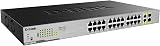 D-Link DGS-1026MP 26-Port Gigabit PoE Switch 370W 24 PoE Ports 2 Uplinks