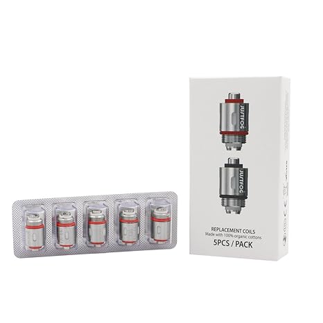 Justfog Q16, Q14, C14, G14, S14 Ersatz 1.6 Ohm Original Widerstand, 5Pcs Jeder Packung, 100% Organische Baumwollspule (Kein N