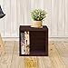 Way Basics,1 shelves Eco Stackable Storage Cube, Cubby Organizer (Tool-Free Assembly and Uniquely Crafted from Sustainable Non Toxic zBoard paperboard), Espresso (11.2