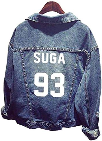 BTS Jacket Chaqueta Jeans Coat for Army BTS Kpop Hoodies Suga Jin Jimin Jung Kook J-Hope Rap-Monster V