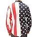 American Summer US Flag Long Sleeve Woven Sport Shirt
