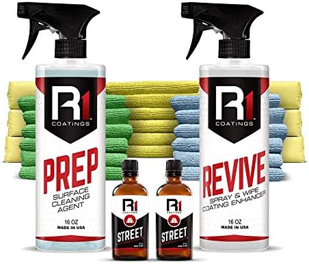 R1 Coatings 9H Nano Ceramic Coating Street (Multi-Car Package) (30ml)