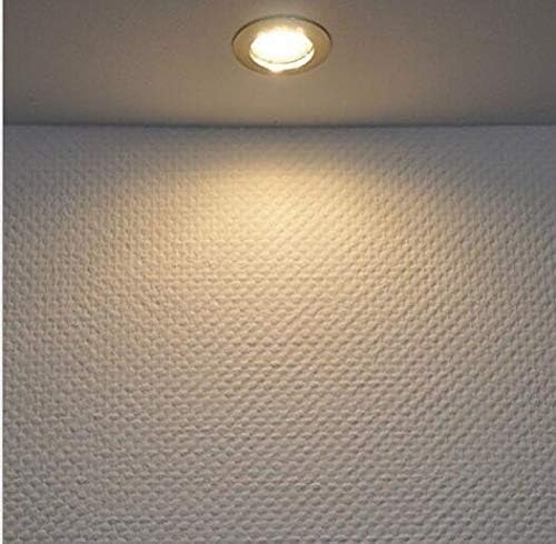 OUGEER Pack of 6 GU10 LED 6W 600 Lumens GU10 60W Halogen Equivalent Replacement Warm White 3000K,120° Beam Angle AC 220-240V NOT Dimmable GU10 Spot Light Bulb - Image 4