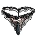 FEESHOW Men's Lace Thongs G String Underwear Crossdress Sissy Pouch Panties