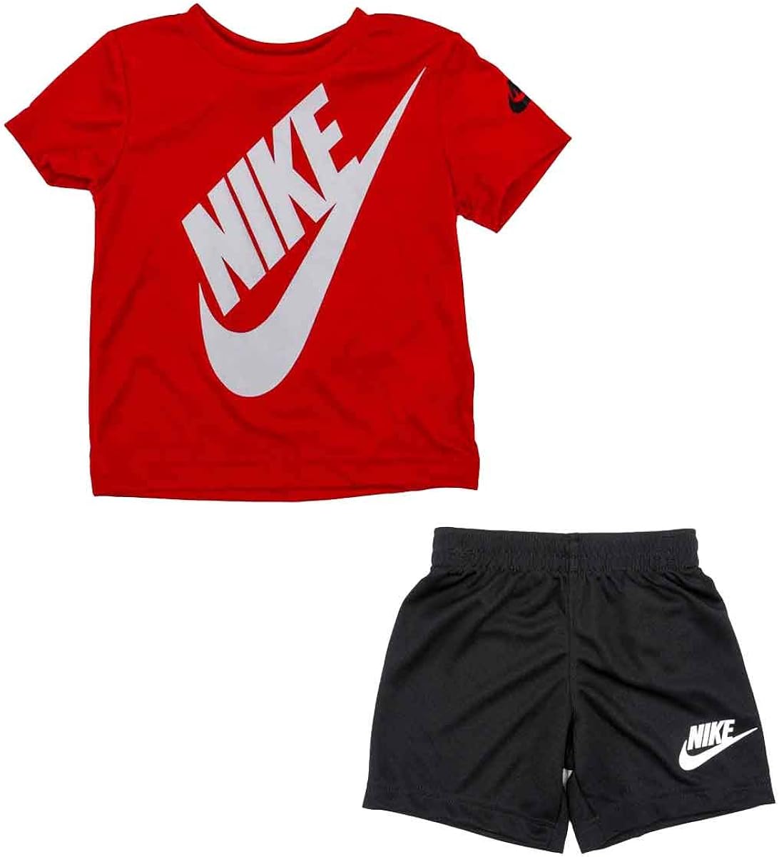 NIKE BOY'S TRACKSUIT RED AND BLACK 86F024R1N: Amazon.co.uk: Clothing