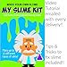 Make Your Own Slime! Kit W/ Containers & Lids, Clay, Foam Beads, Glue, Glitter Powders with Accessories! Recipes for Making Color and Different Types of Slime How to Make Slime Recipes Included