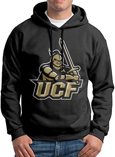Men UCF Knights Fashion Black Pullover Hoodie Sweatshirt