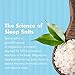 Sleep Salts Vitamin Soak Bath Blend With Organic Essential Oils, Echinachea, and Rose Hips, 22 Ounce Jar