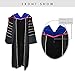 GraduationForYou Graduation Unisex Deluxe Doctoral Hood,Customized Acceptable