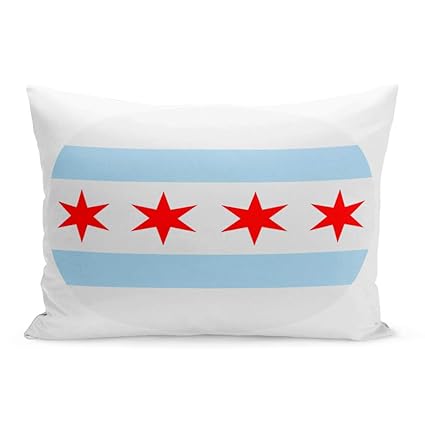 Amazon Com Emvency Throw Pillow Covers American Blue City Chicago