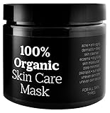 Premium Facial Black Mud Mask By MARKS GOUGER  Organic & Natural Spa Skin Treatment, Detox, Hydrating, Firming & Cleansing Beauty Therapy. Perfect For Sensitive Skin