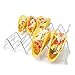 Taco Holder Stand, 2 Pack of Taco Rack with Silicone Feet, for Up To 10 Hard or Soft Shell Tacos