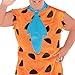 Party City Fred Flintstone Costume for Men, The Flintstones - Costume Includes Tunic, Wig, Tie, & Shoe Covers - Costumes for Halloween, Birthday Parties & Themed Events