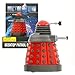 Doctor Who Dalek - Red Desktop Patrol Figure with Motion Detectors and Sound Effects - 4" Tall