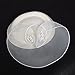 FAYBOX Vintage Mesh Wool Felt Pillbox Flower Women Fascinator Hat Hair Clip Beg Ivory