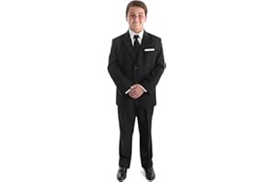 Almighty Magic Boys Slim Fit Suits for Boys Suit Set Boy Dresswear Ring Bearer Outfit Kids Suits Boy Wedding Dress